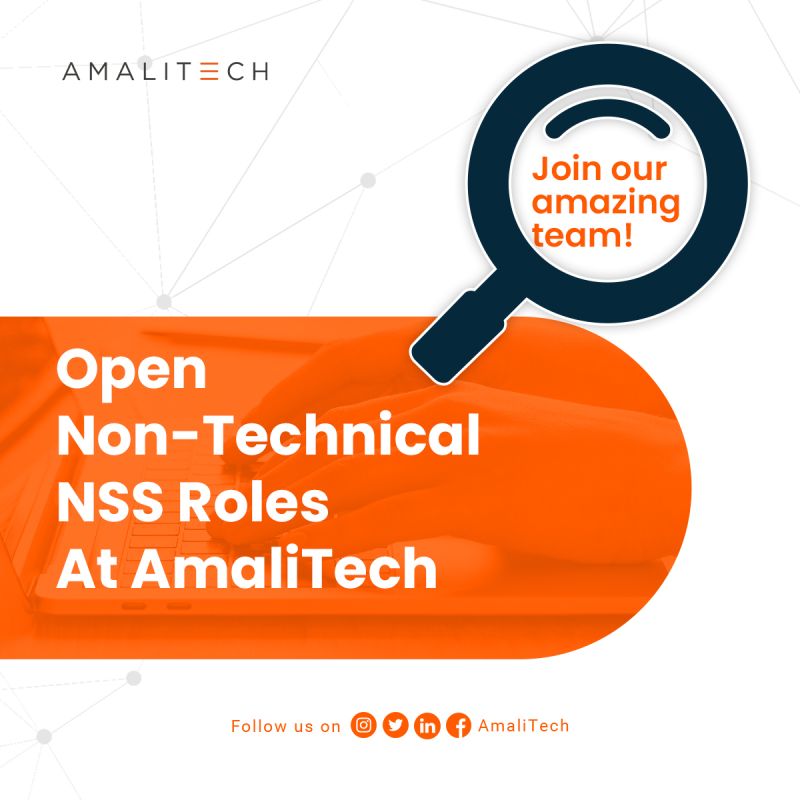 Join AmaliTech as a National Service Personnel – Non-Technical Role