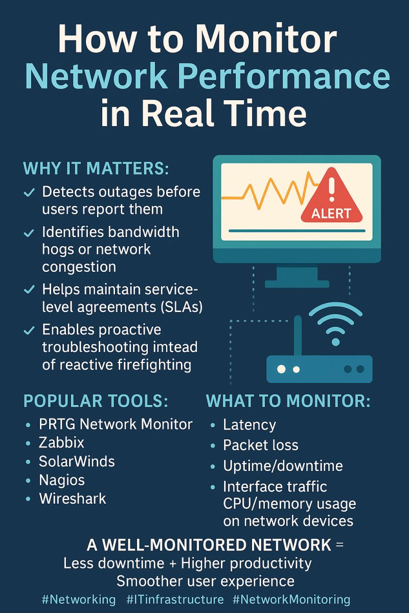 How to Monitor Network Performance in Real Time