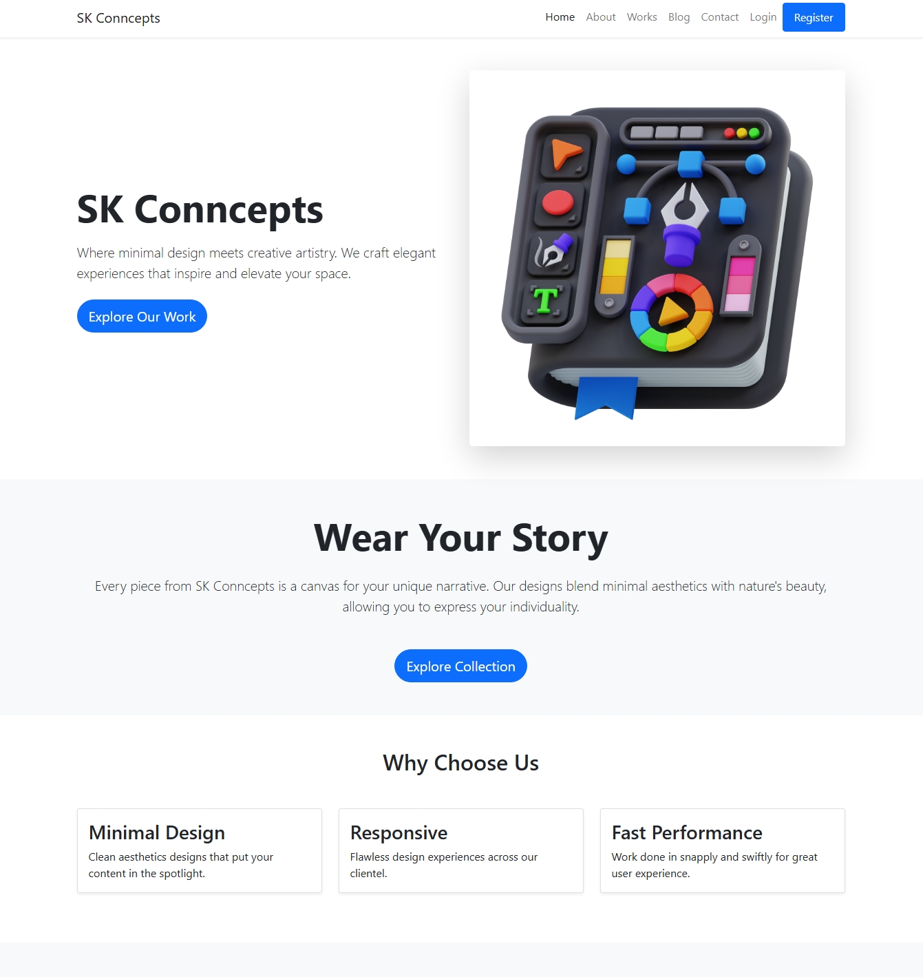 SK Concepts Web System